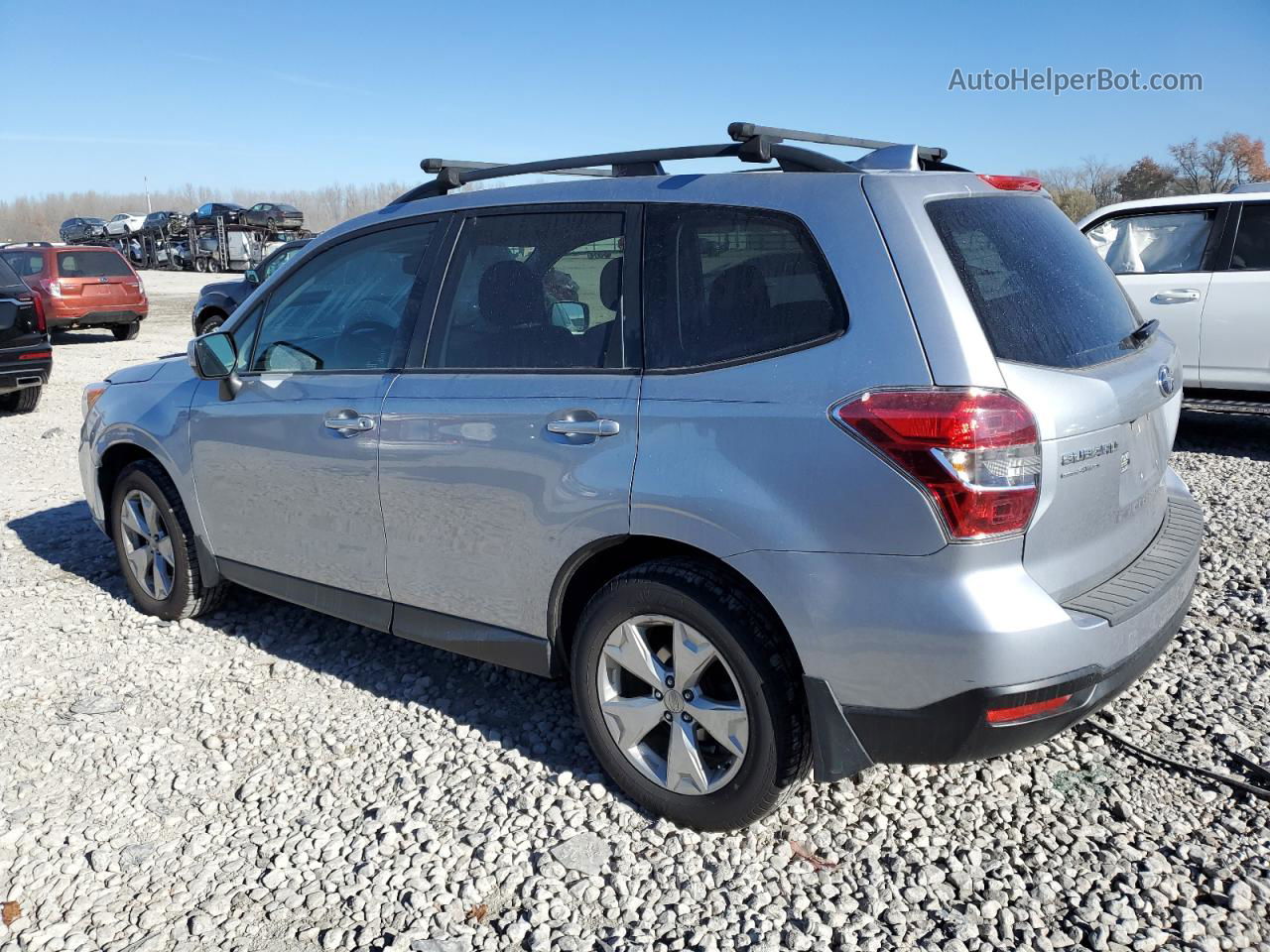 2016 Subaru Forester 2.5i Premium Silver vin: JF2SJADC8GH531136