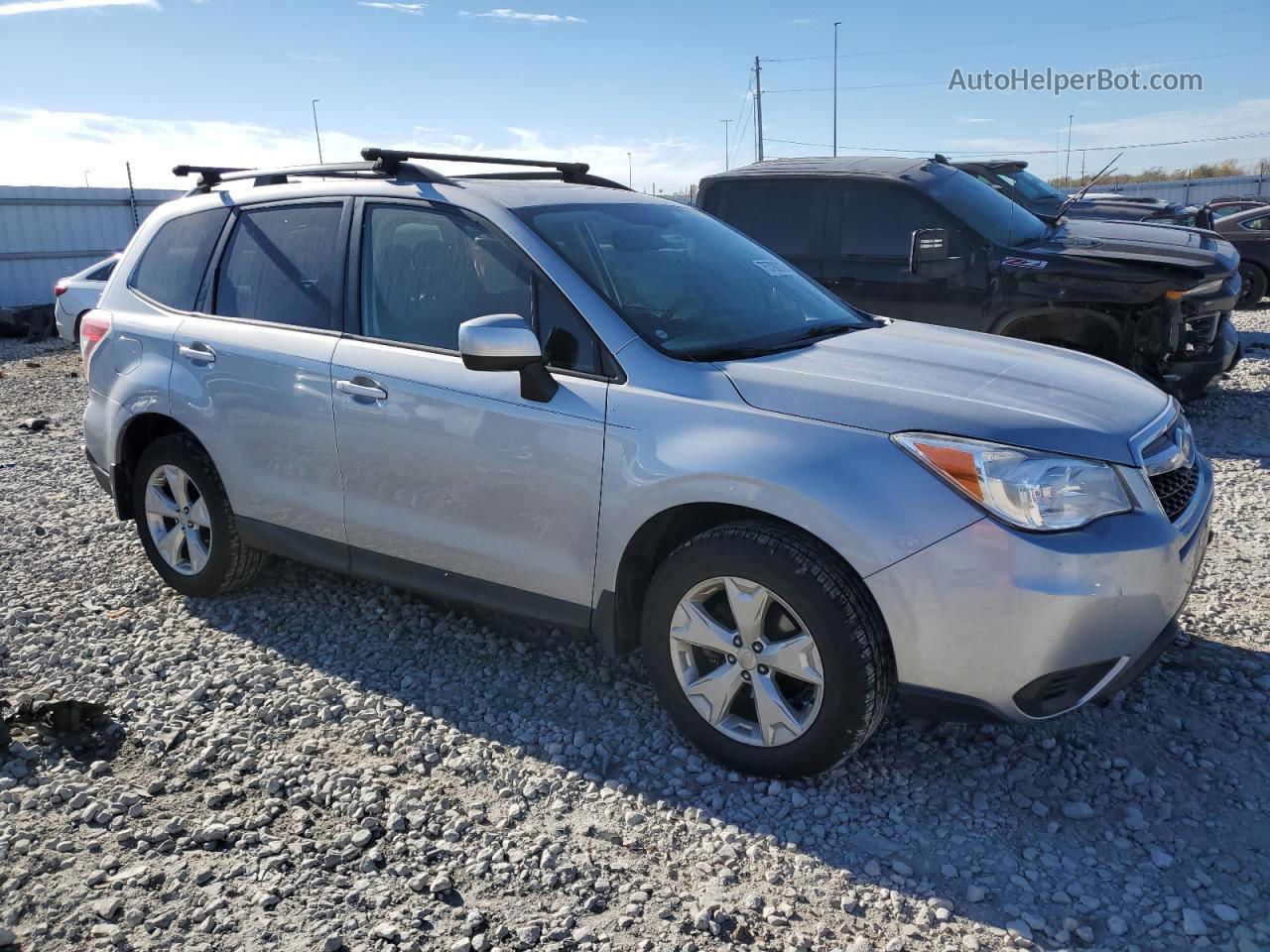 2016 Subaru Forester 2.5i Premium Silver vin: JF2SJADC8GH531136