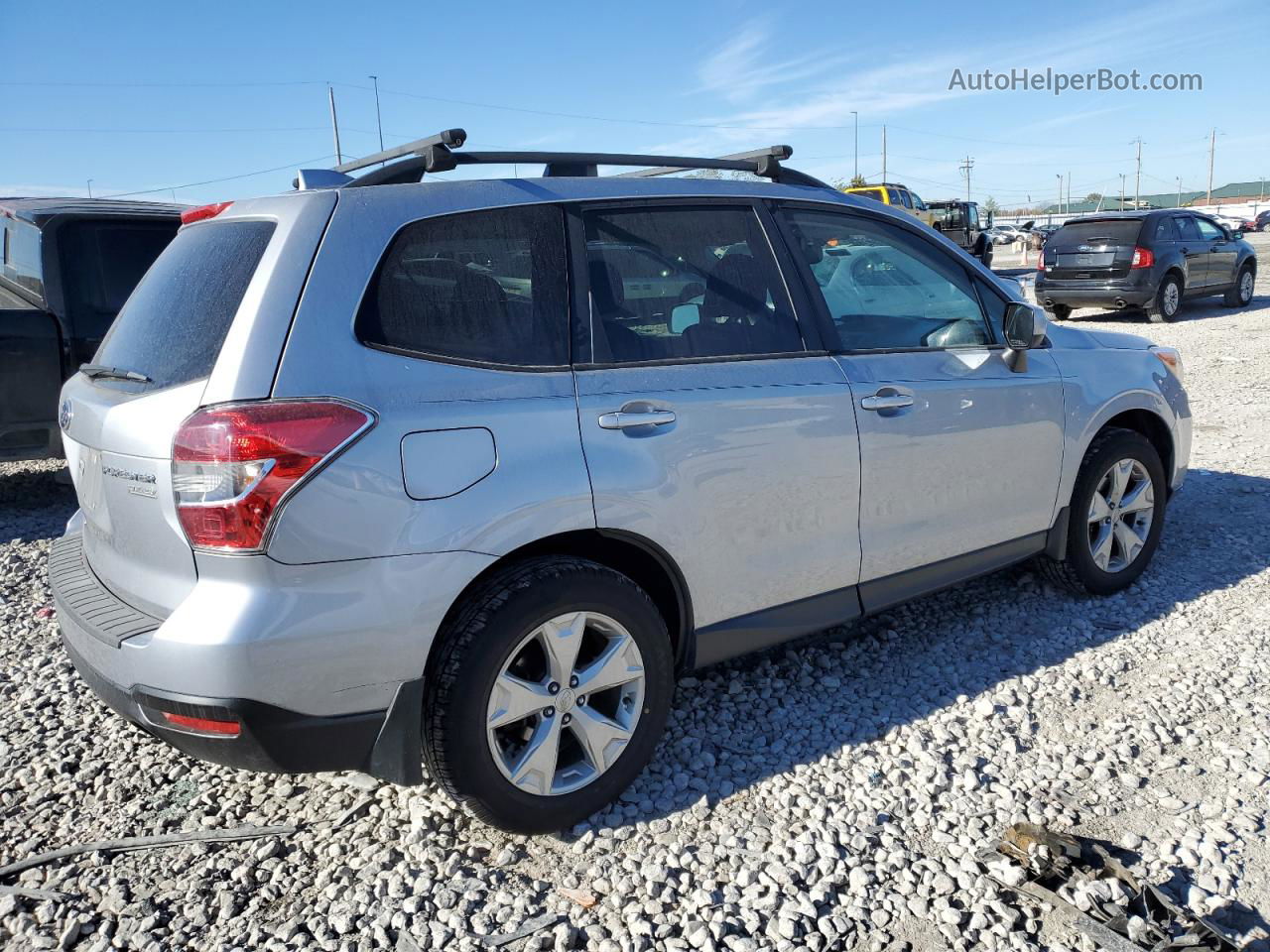 2016 Subaru Forester 2.5i Premium Silver vin: JF2SJADC8GH531136