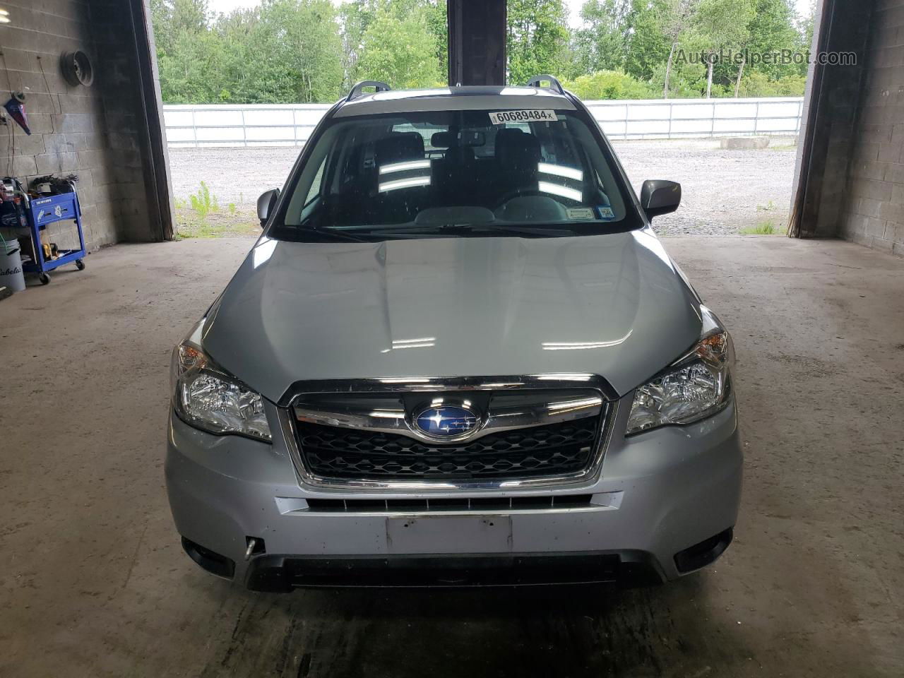 2016 Subaru Forester 2.5i Premium Серебряный vin: JF2SJADC8GH542217