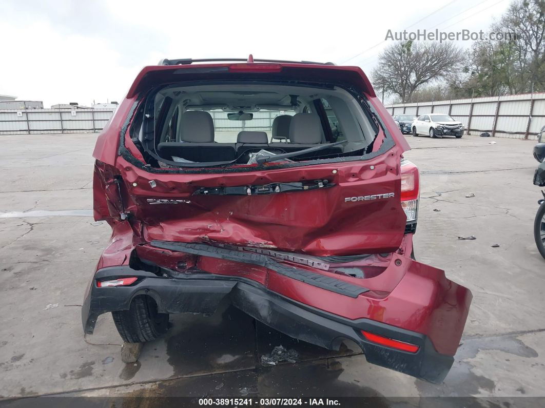 2018 Subaru Forester 2.5i Premium Red vin: JF2SJADC8JH573216