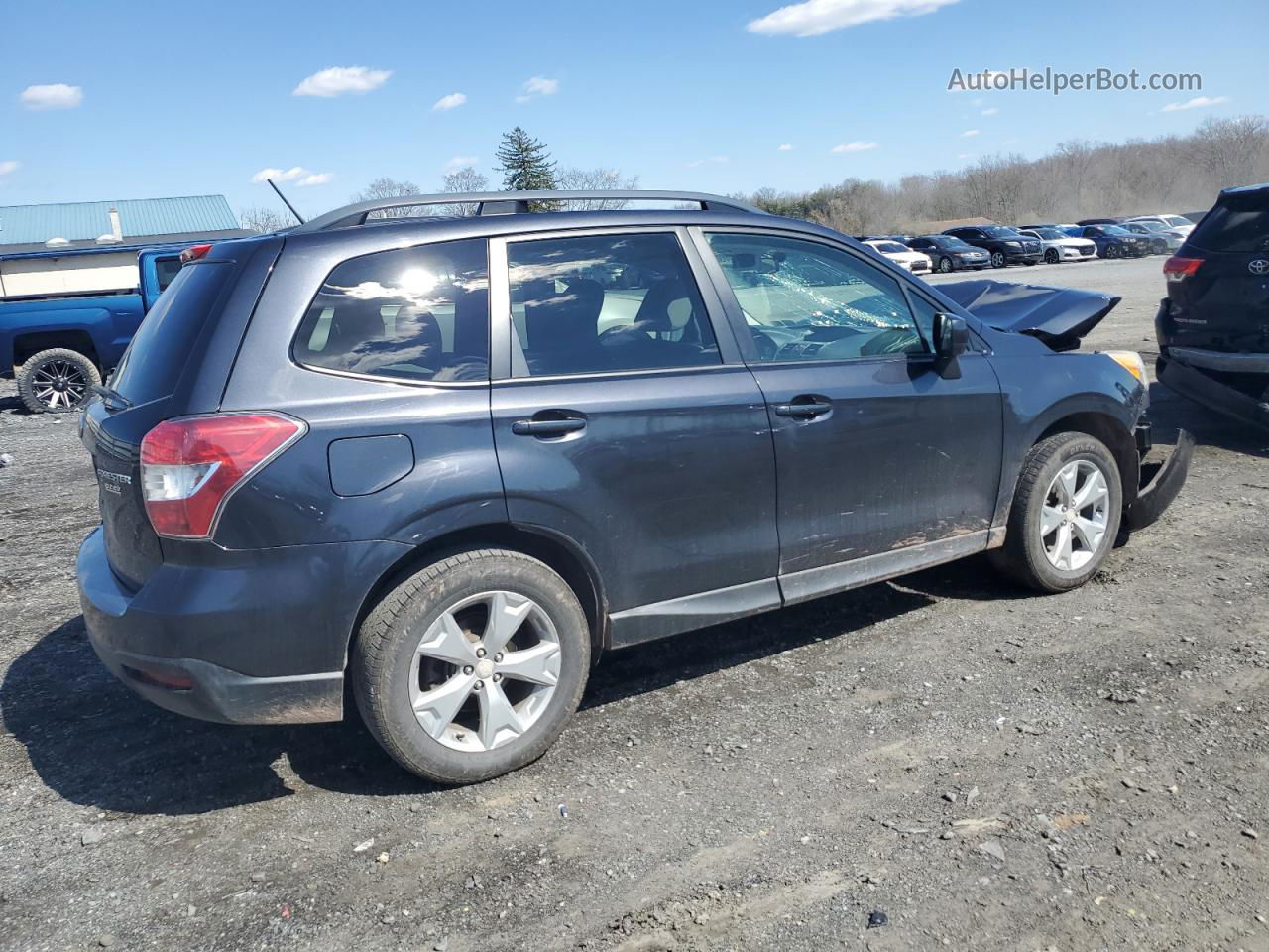 2015 Subaru Forester 2.5i Premium Черный vin: JF2SJADC9FH510035