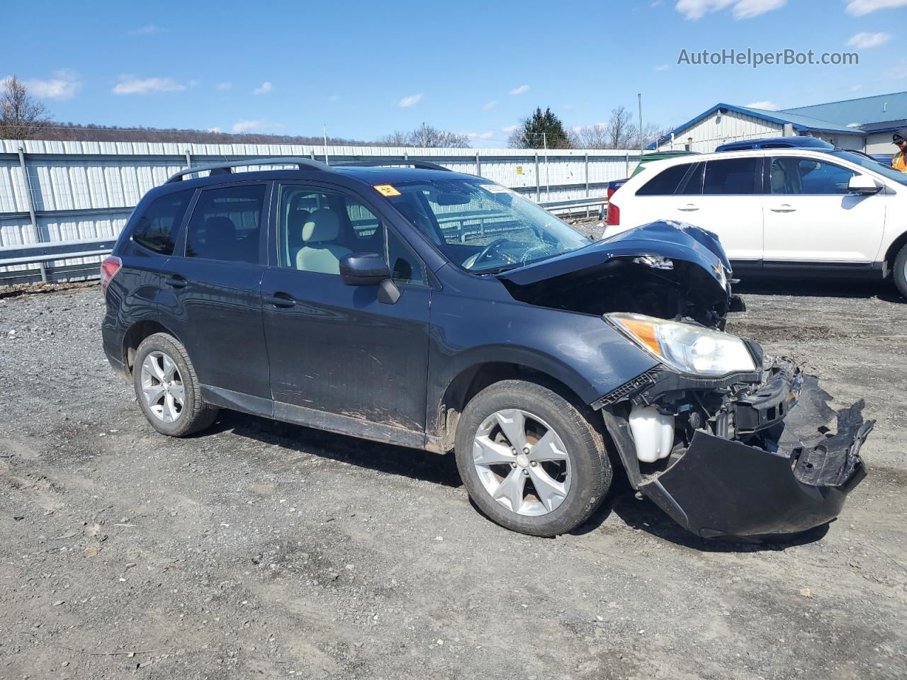 2015 Subaru Forester 2.5i Premium Черный vin: JF2SJADC9FH510035