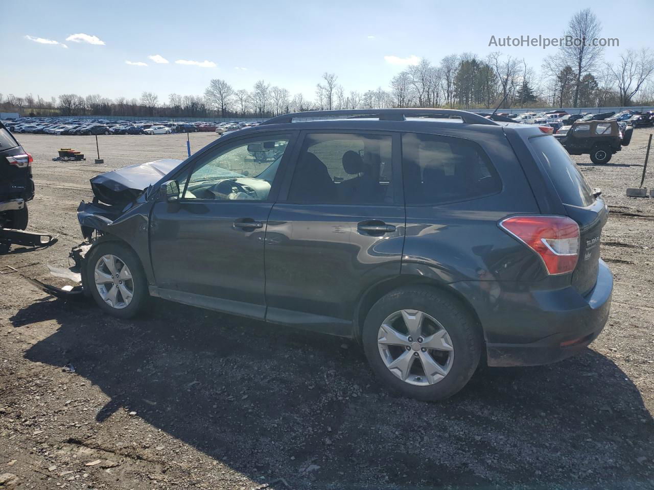 2015 Subaru Forester 2.5i Premium Черный vin: JF2SJADC9FH510035