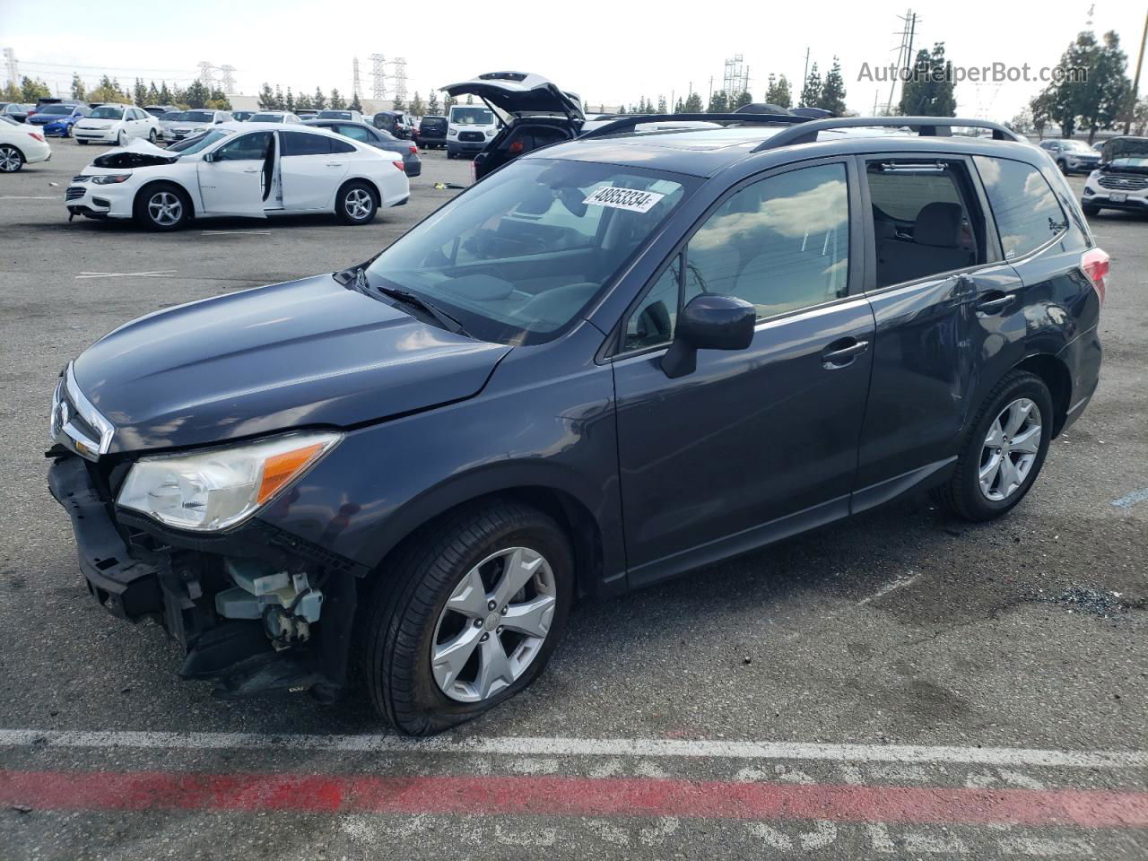 2015 Subaru Forester 2.5i Premium Charcoal vin: JF2SJADC9FH524355