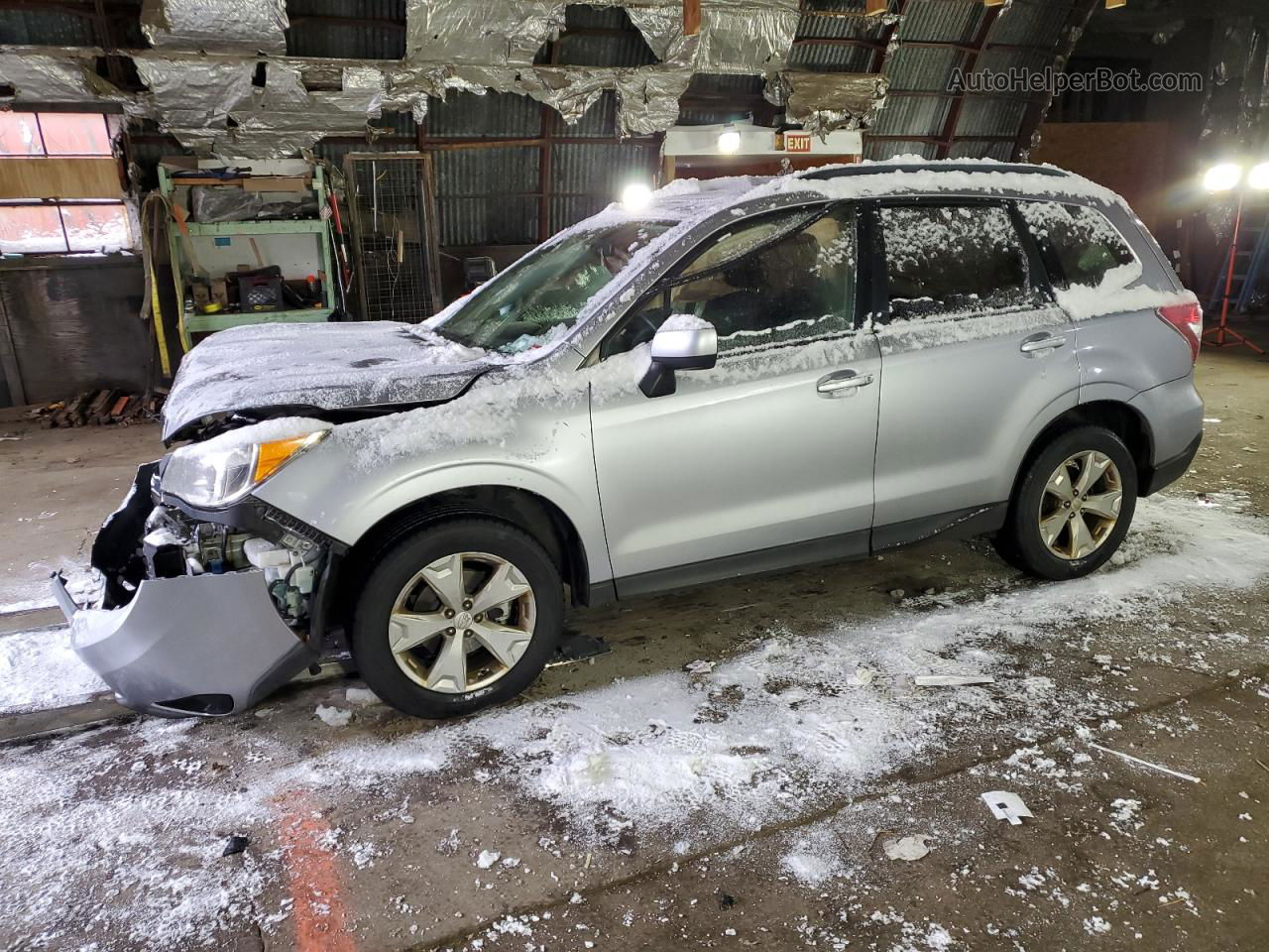 2016 Subaru Forester 2.5i Premium Silver vin: JF2SJADC9GH422202