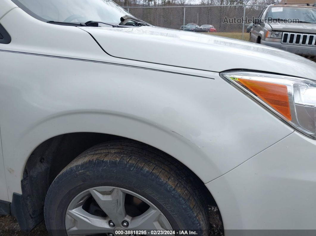 2016 Subaru Forester 2.5i Premium White vin: JF2SJADC9GH427612