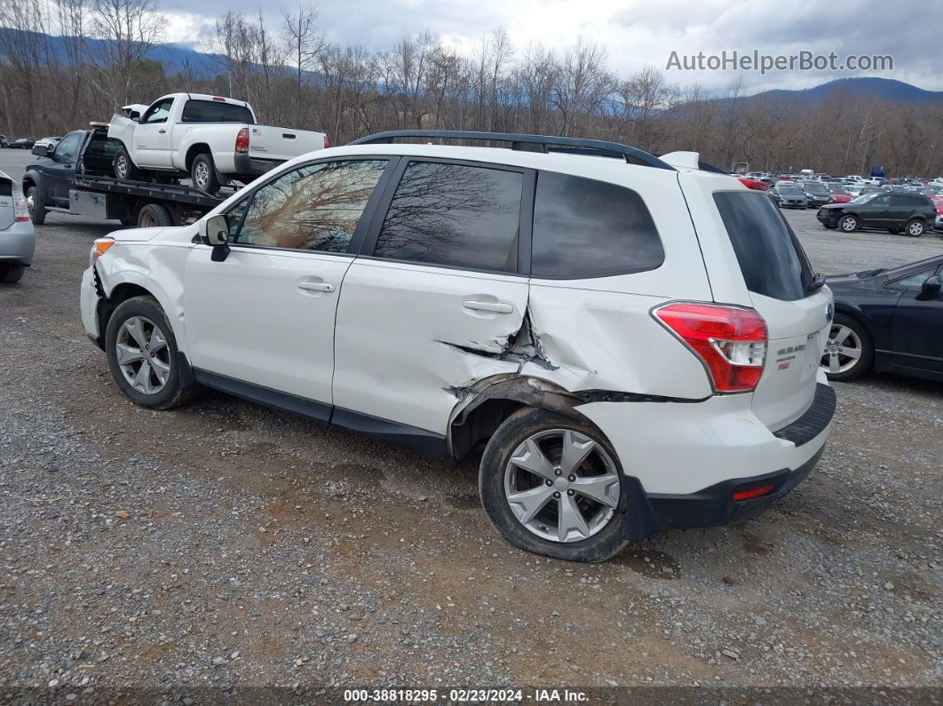 2016 Subaru Forester 2.5i Premium White vin: JF2SJADC9GH427612