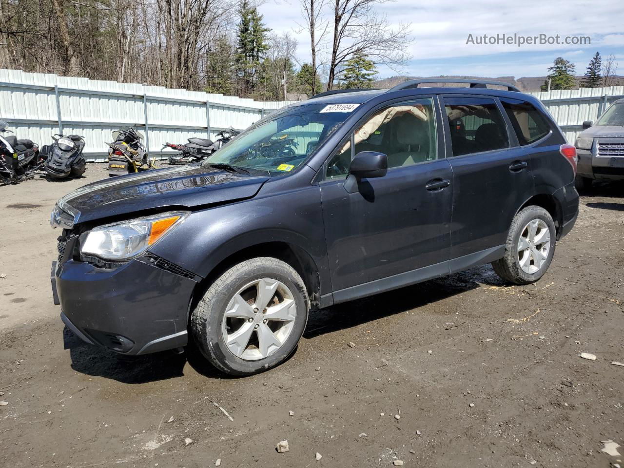 2016 Subaru Forester 2.5i Premium Black vin: JF2SJADC9GH452137