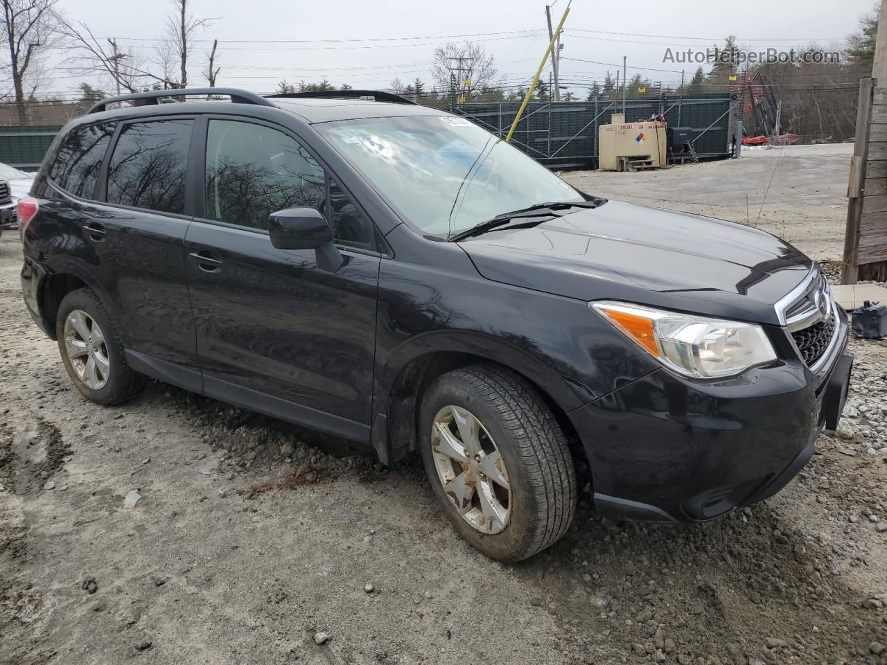 2016 Subaru Forester 2.5i Premium Черный vin: JF2SJADC9GH491701