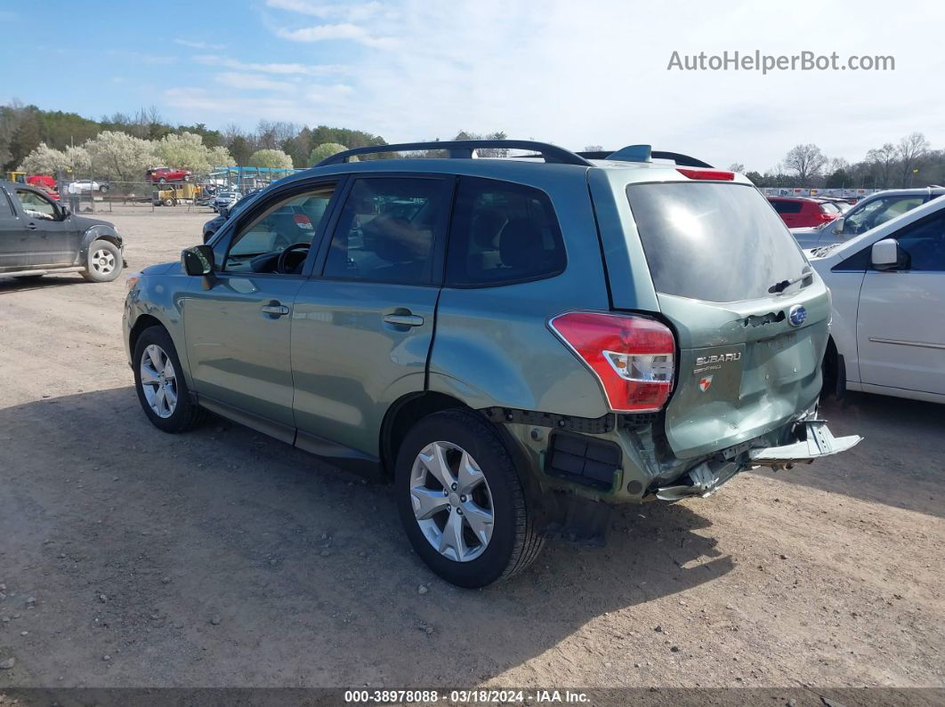 2016 Subaru Forester 2.5i Premium Зеленый vin: JF2SJADC9GH525250