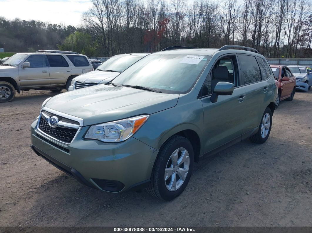 2016 Subaru Forester 2.5i Premium Green vin: JF2SJADC9GH525250