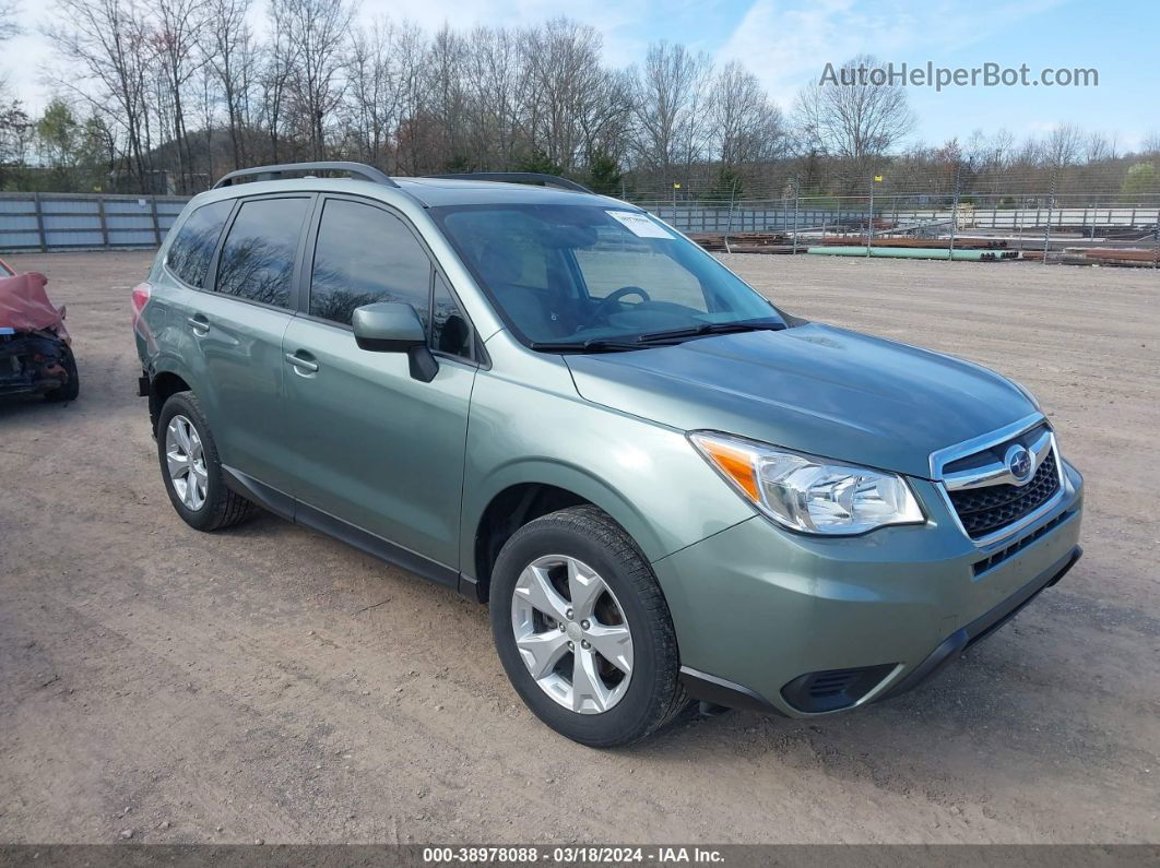 2016 Subaru Forester 2.5i Premium Green vin: JF2SJADC9GH525250