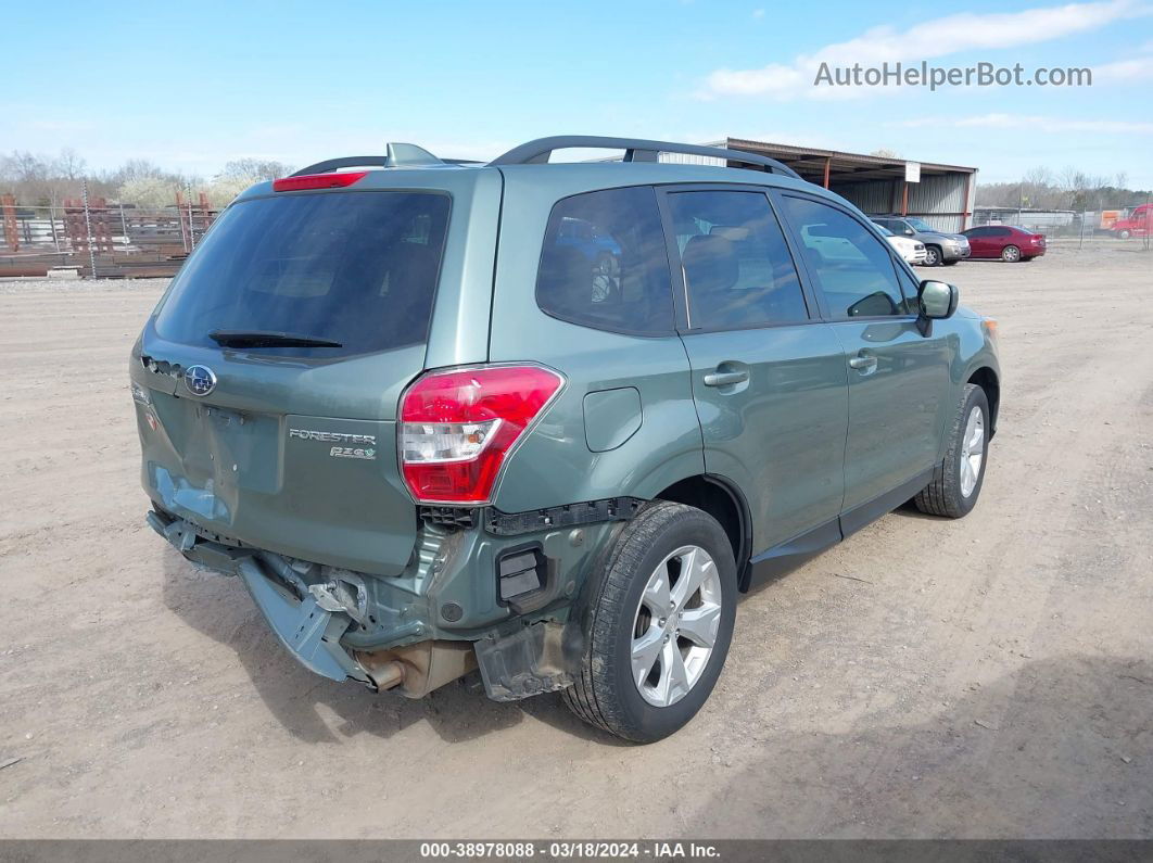 2016 Subaru Forester 2.5i Premium Green vin: JF2SJADC9GH525250