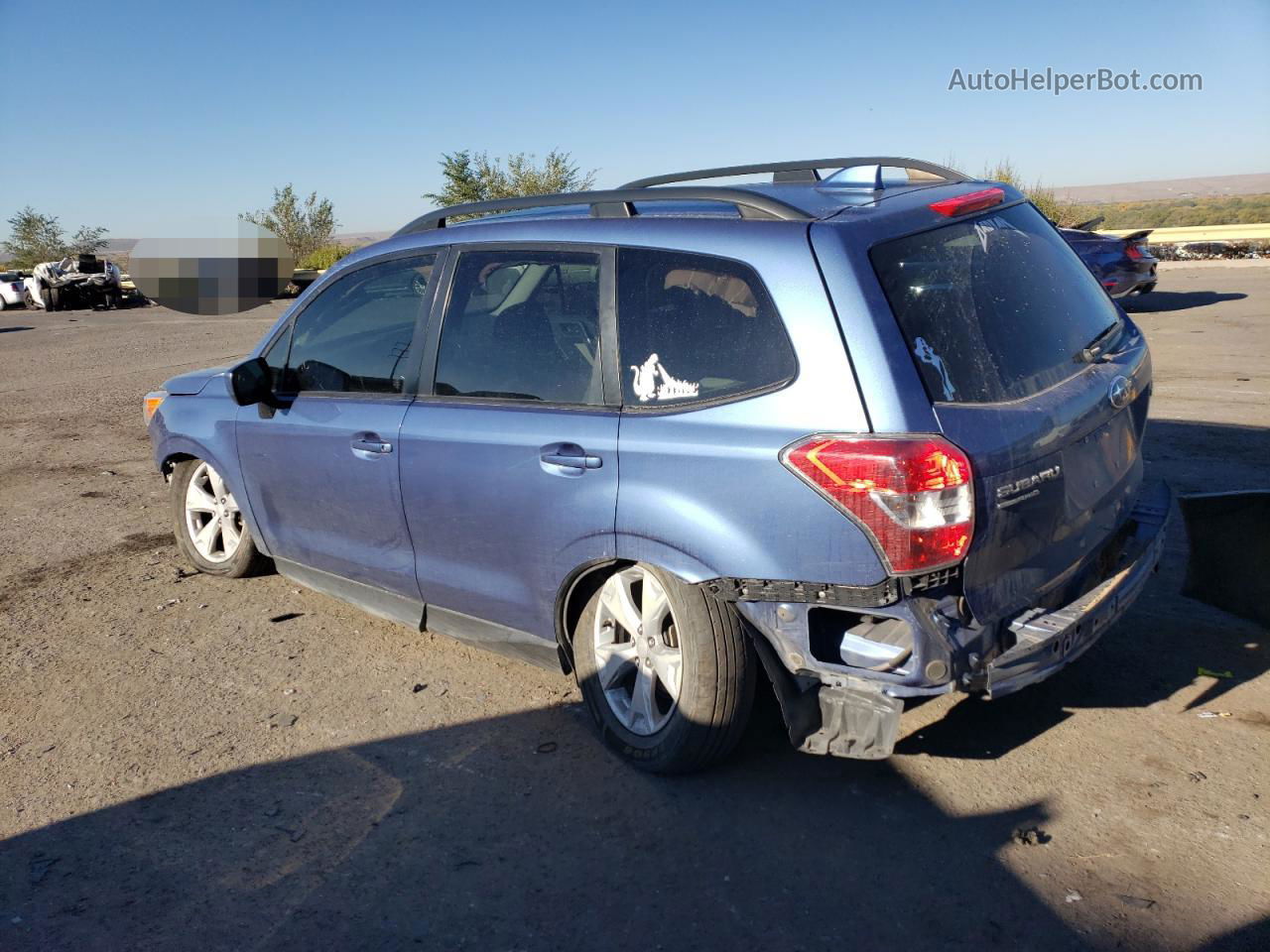 2016 Subaru Forester 2.5i Premium Blue vin: JF2SJADC9GH543991