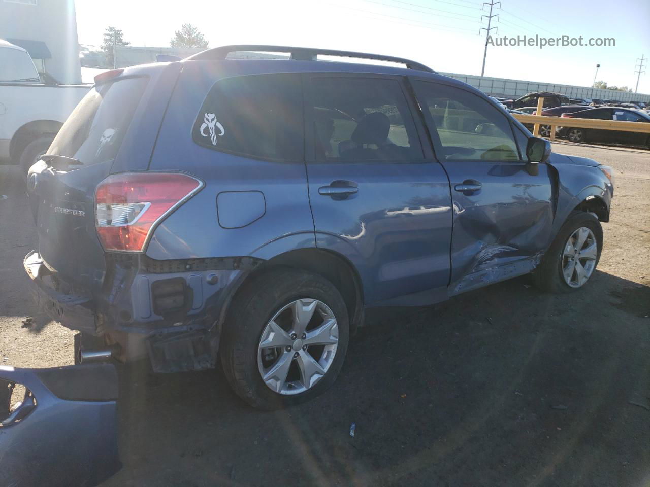 2016 Subaru Forester 2.5i Premium Blue vin: JF2SJADC9GH543991