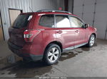 2015 Subaru Forester 2.5i Premium Maroon vin: JF2SJADCXFH523120