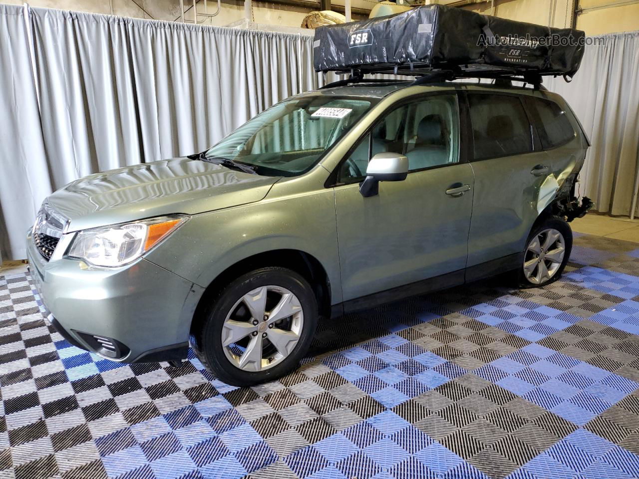 2015 Subaru Forester 2.5i Premium Зеленый vin: JF2SJADCXFH831193