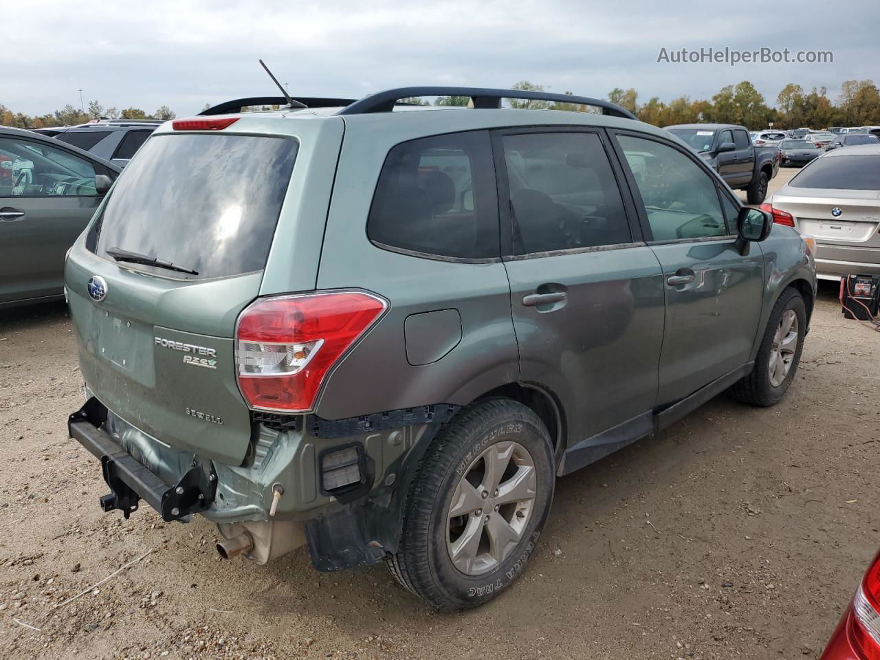 2015 Subaru Forester 2.5i Premium Green vin: JF2SJADCXFH838614