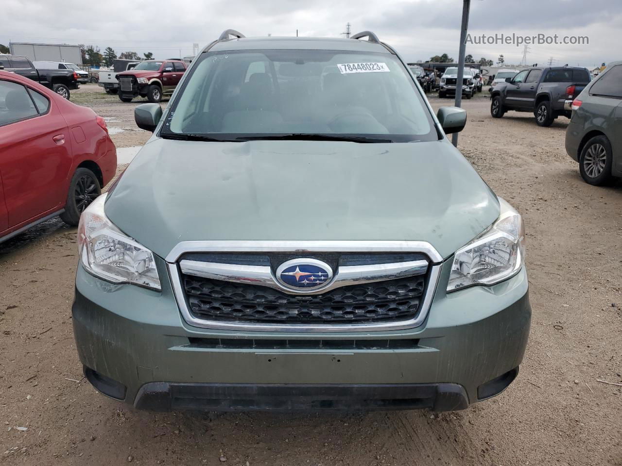 2015 Subaru Forester 2.5i Premium Green vin: JF2SJADCXFH838614