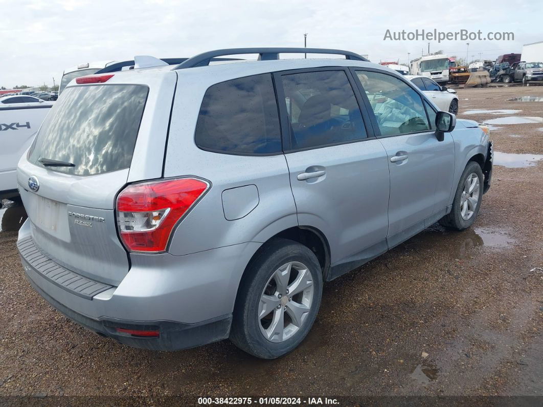 2016 Subaru Forester 2.5i Premium Silver vin: JF2SJADCXGH473580