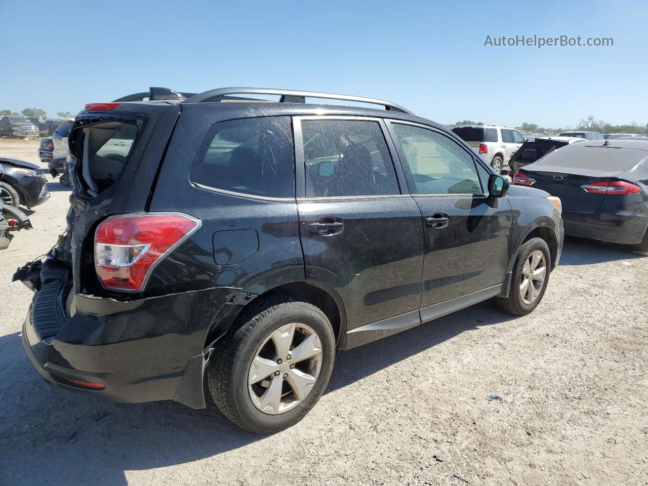 2016 Subaru Forester 2.5i Premium Черный vin: JF2SJADCXGH522678