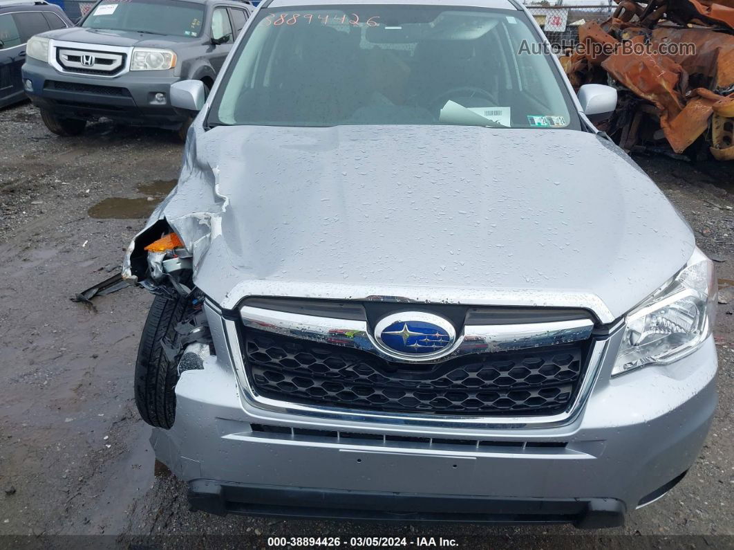 2016 Subaru Forester 2.5i Premium Silver vin: JF2SJADCXGH551503