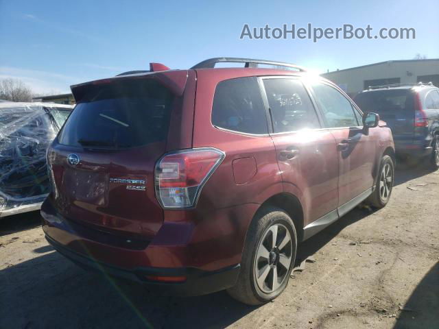 2017 Subaru Forester 2.5i Premium Red vin: JF2SJAEC0HG589618