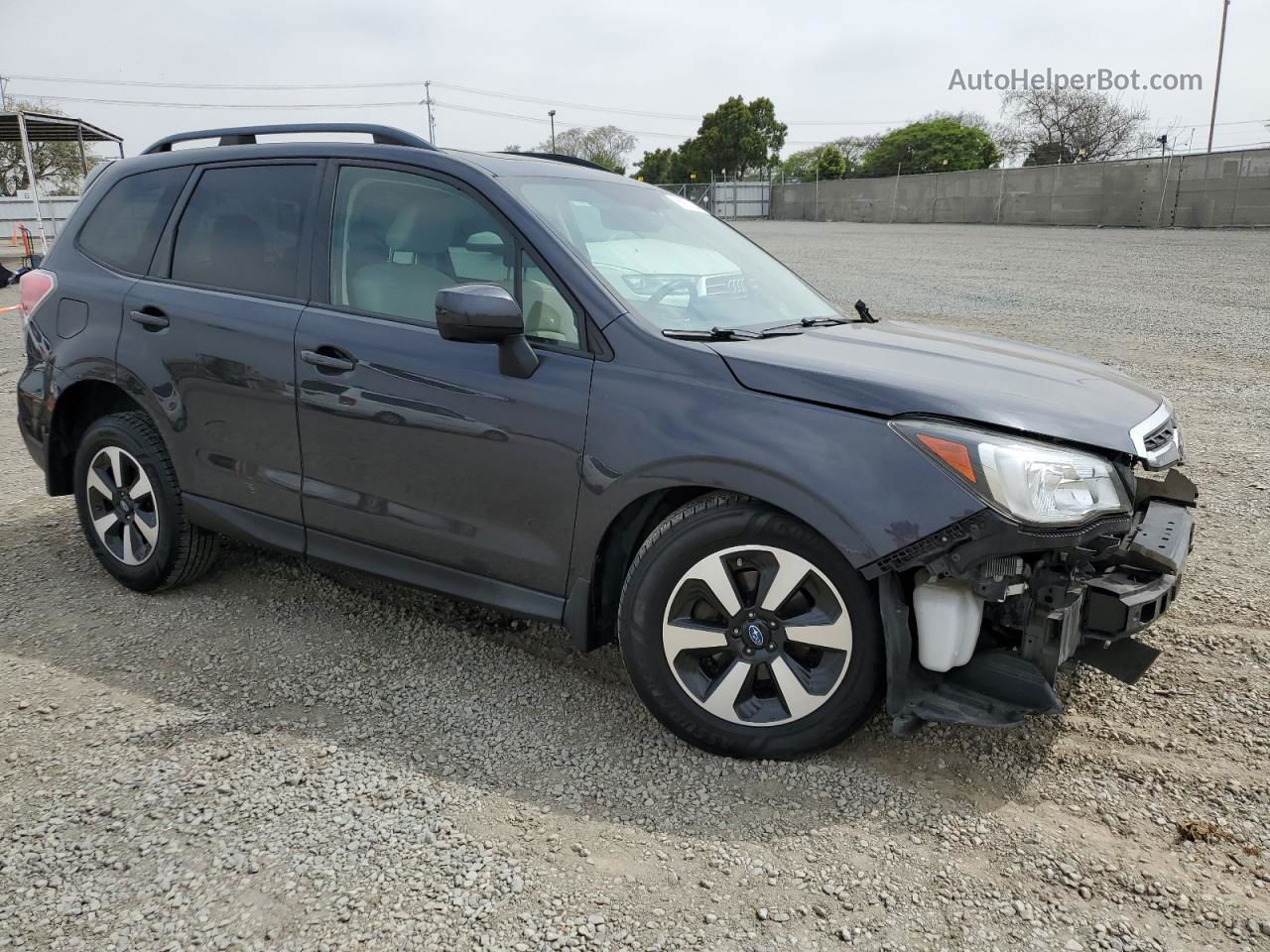 2017 Subaru Forester 2.5i Premium Blue vin: JF2SJAEC0HH594831