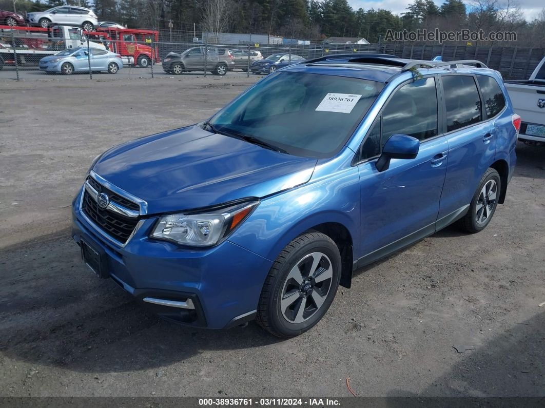 2018 Subaru Forester 2.5i Premium Blue vin: JF2SJAEC0JH570664