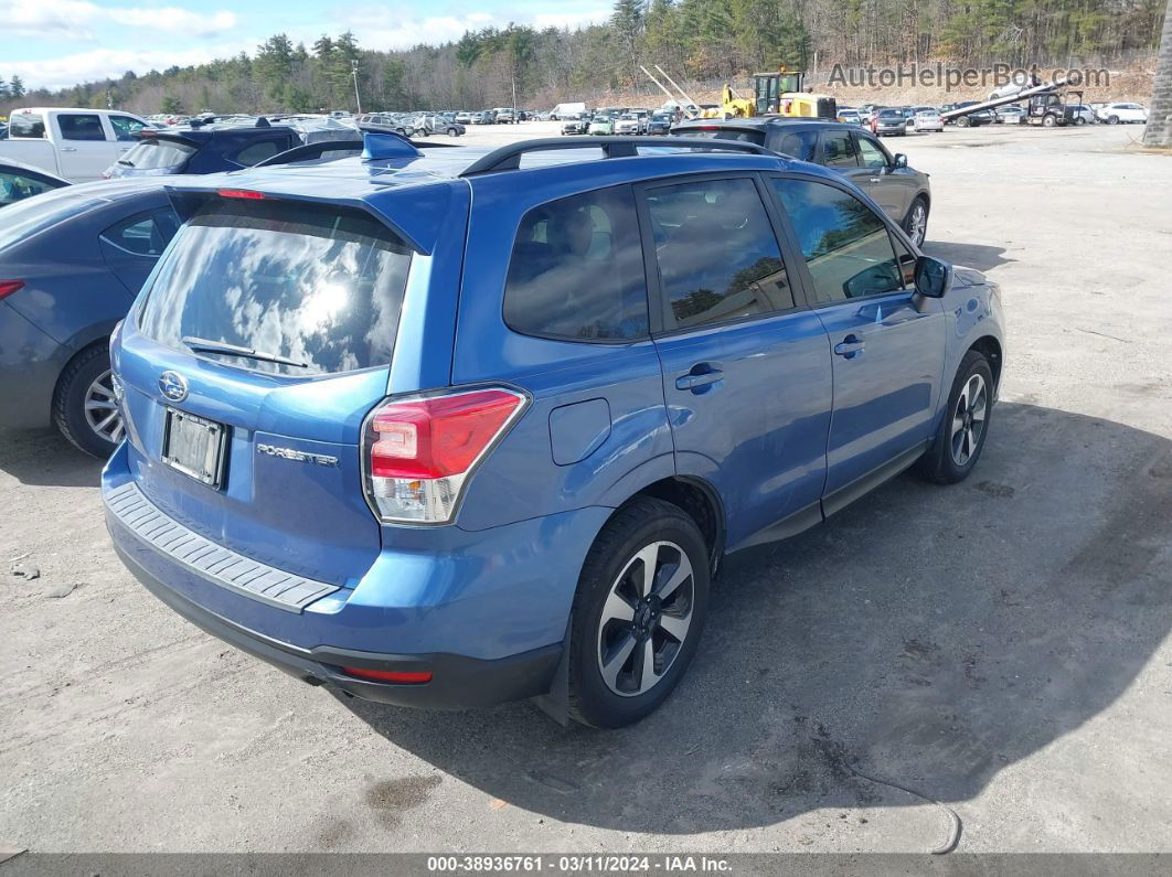 2018 Subaru Forester 2.5i Premium Blue vin: JF2SJAEC0JH570664