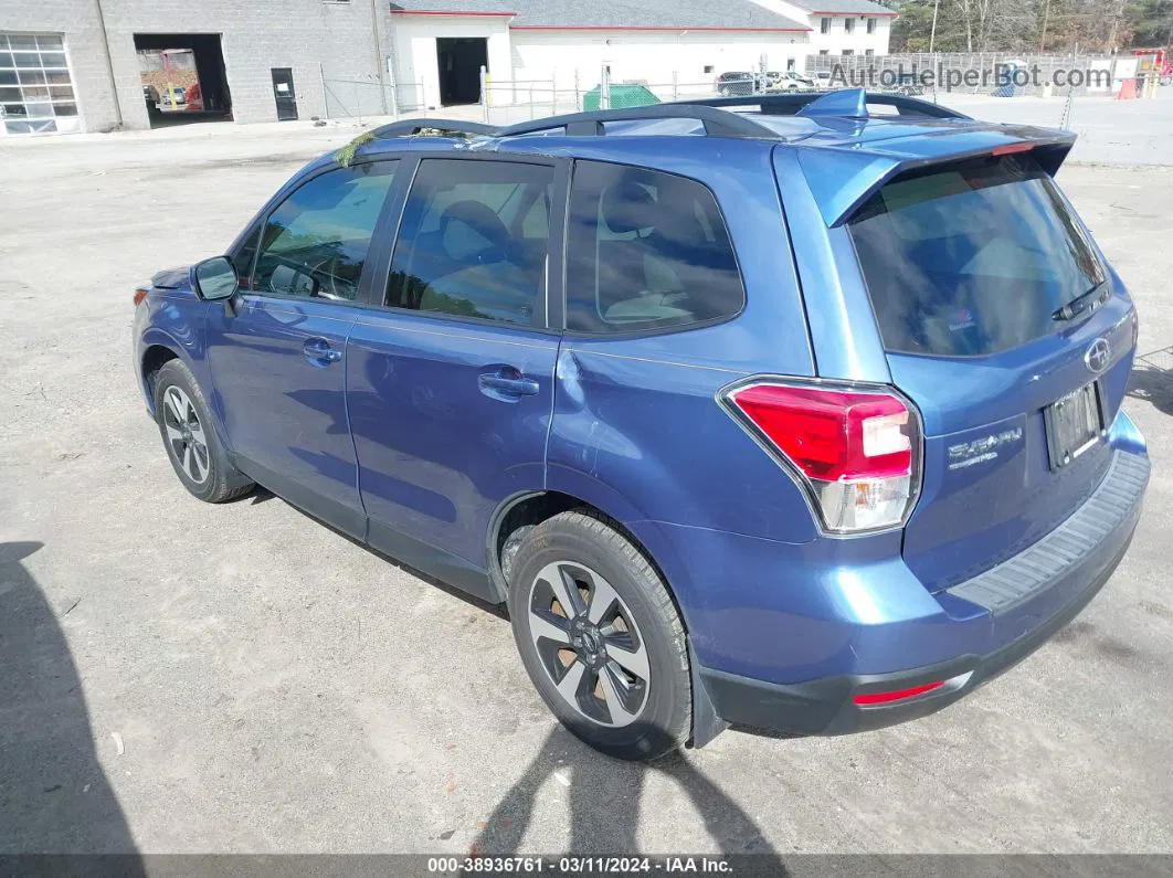 2018 Subaru Forester 2.5i Premium Blue vin: JF2SJAEC0JH570664