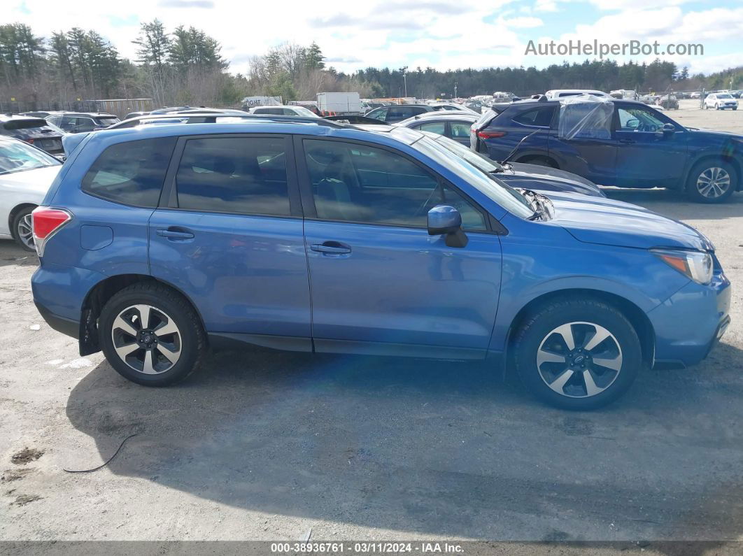 2018 Subaru Forester 2.5i Premium Blue vin: JF2SJAEC0JH570664