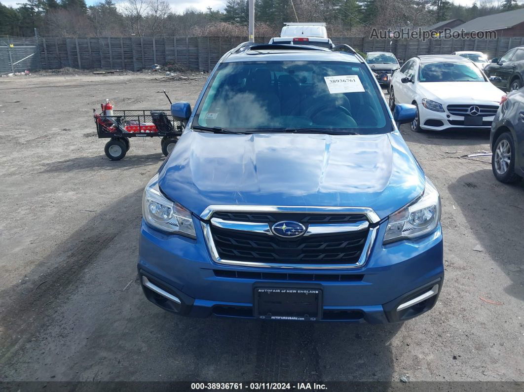 2018 Subaru Forester 2.5i Premium Blue vin: JF2SJAEC0JH570664