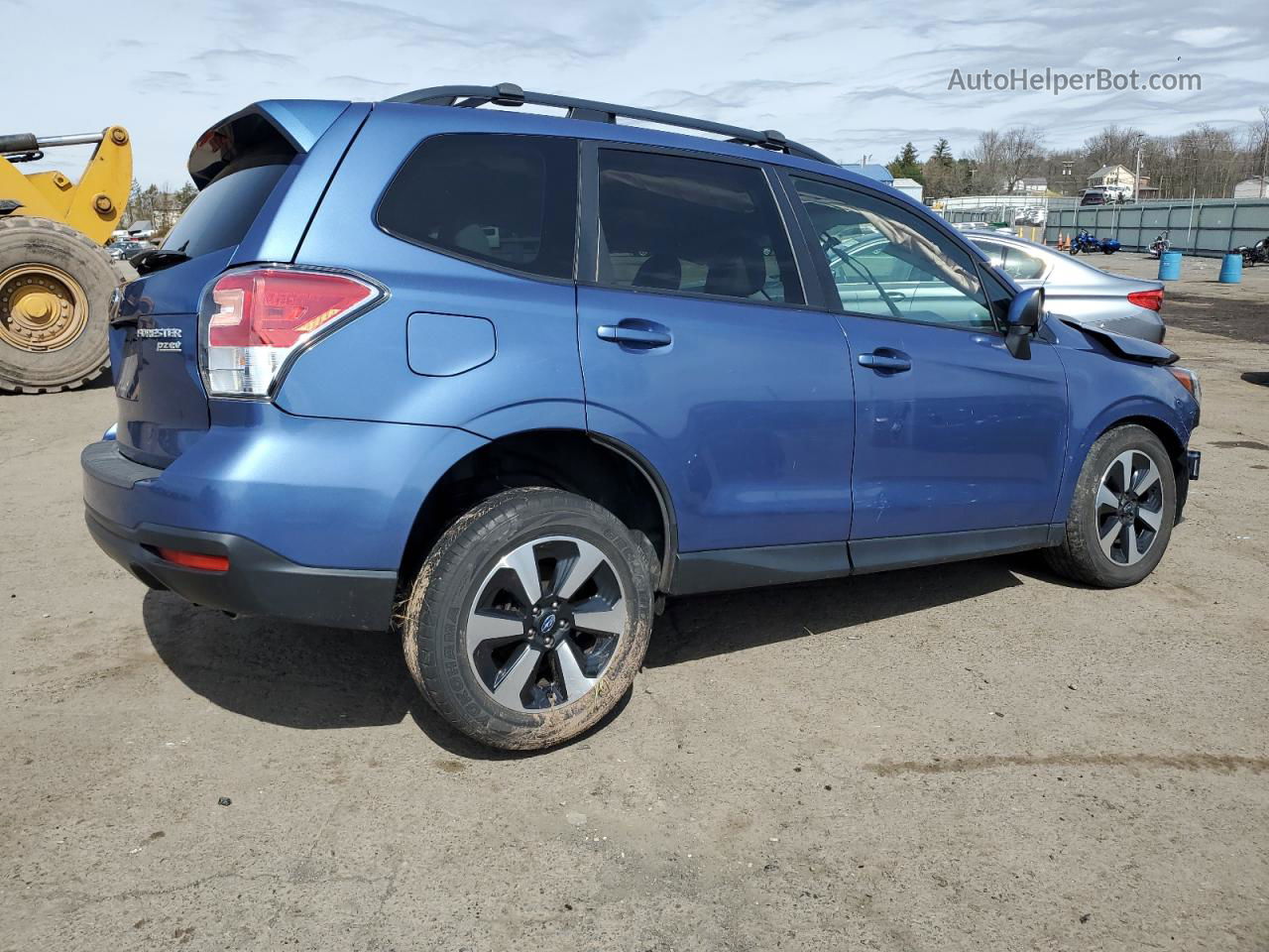 2017 Subaru Forester 2.5i Premium Blue vin: JF2SJAEC1HH534802