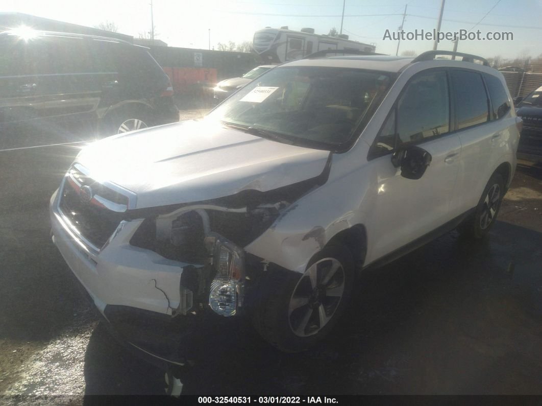 2017 Subaru Forester Premium White vin: JF2SJAEC1HH583014