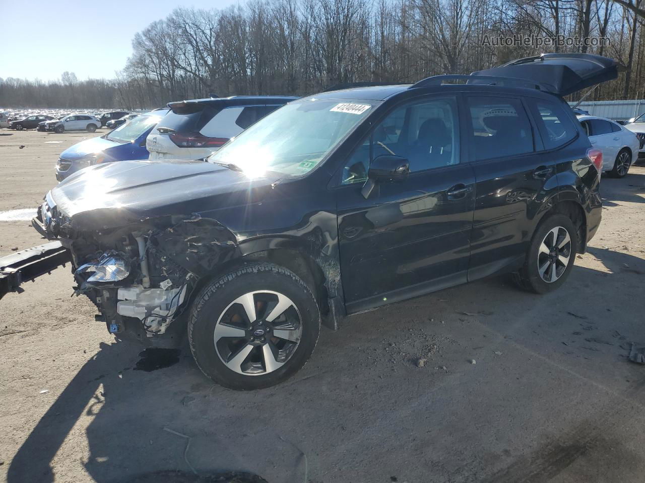 2018 Subaru Forester 2.5i Premium Black vin: JF2SJAEC1JH601789