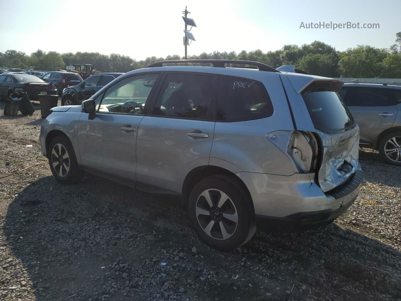 2018 Subaru Forester 2.5i Premium Silver vin: JF2SJAEC2JH479900