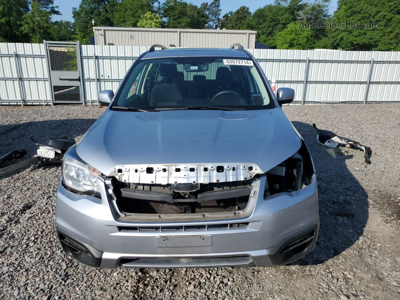 2018 Subaru Forester 2.5i Premium Silver vin: JF2SJAEC2JH479900