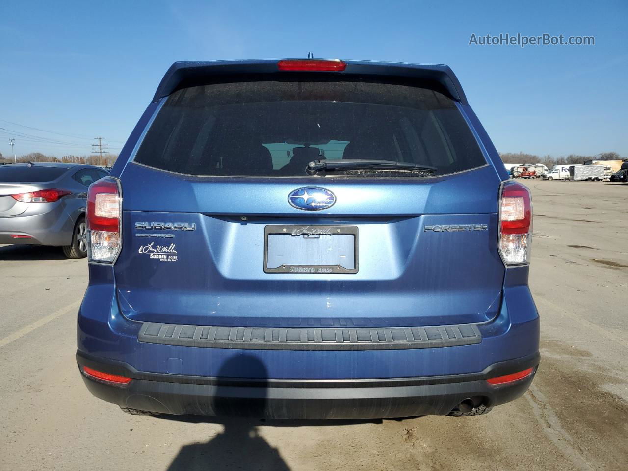 2018 Subaru Forester 2.5i Premium Blue vin: JF2SJAEC2JH505685