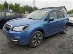 2018 Subaru Forester 2.5i Premium Blue vin: JF2SJAEC2JH513835