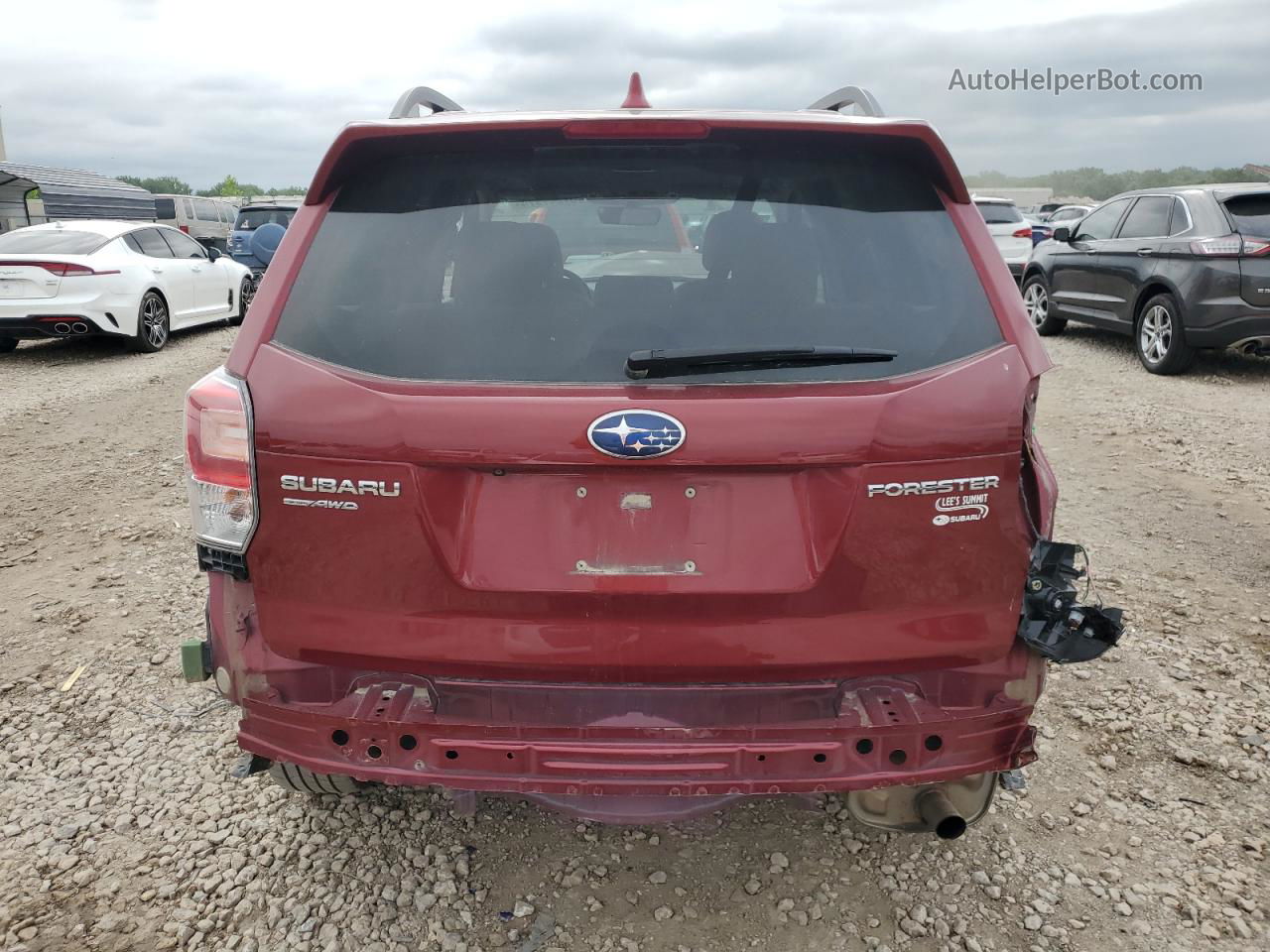 2018 Subaru Forester 2.5i Premium Red vin: JF2SJAEC3JH573767