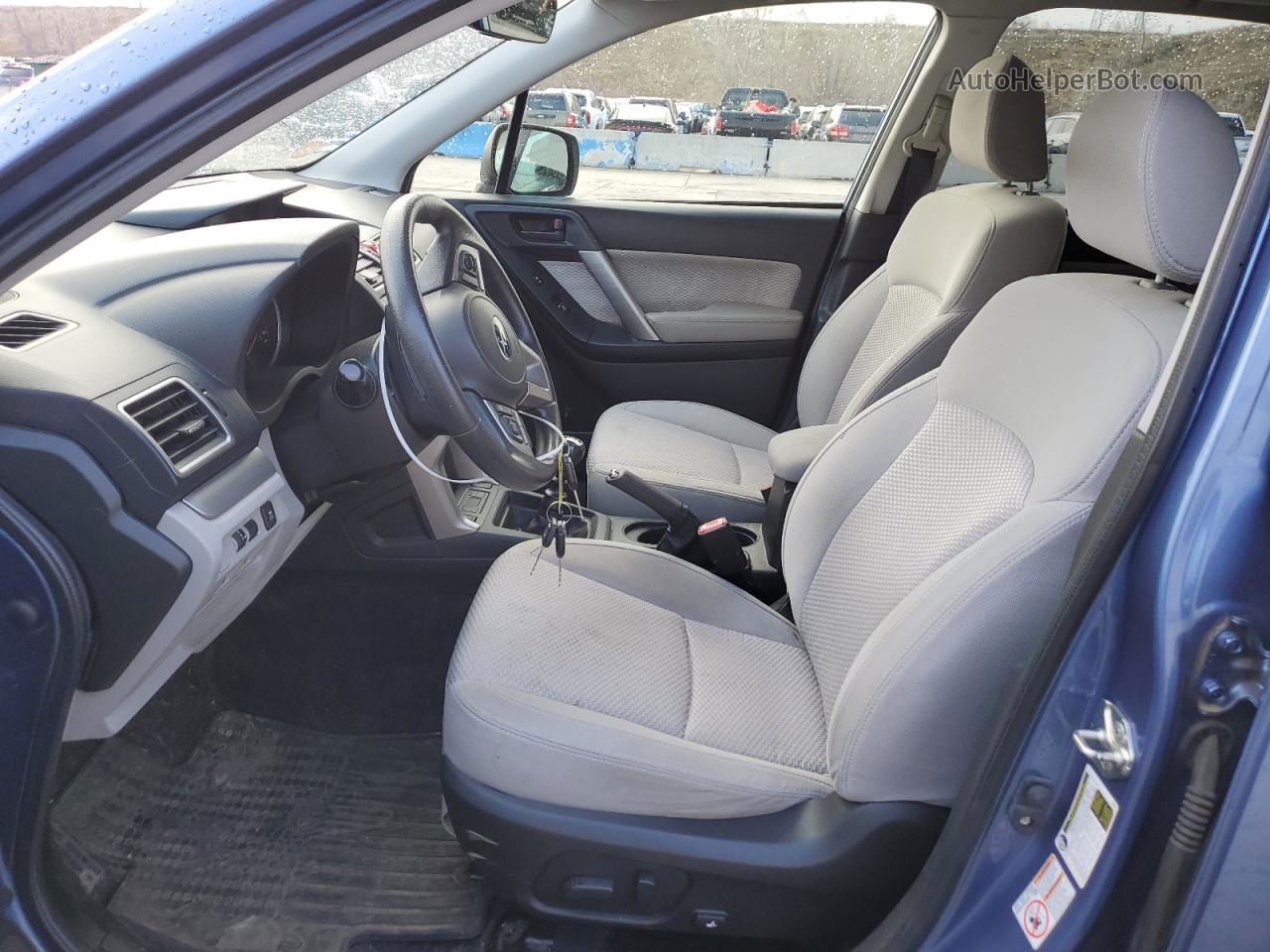 2018 Subaru Forester 2.5i Premium Синий vin: JF2SJAEC4JG488068