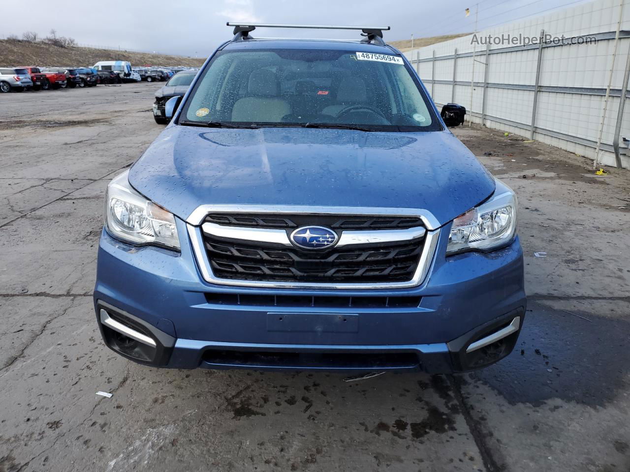 2018 Subaru Forester 2.5i Premium Blue vin: JF2SJAEC4JG488068