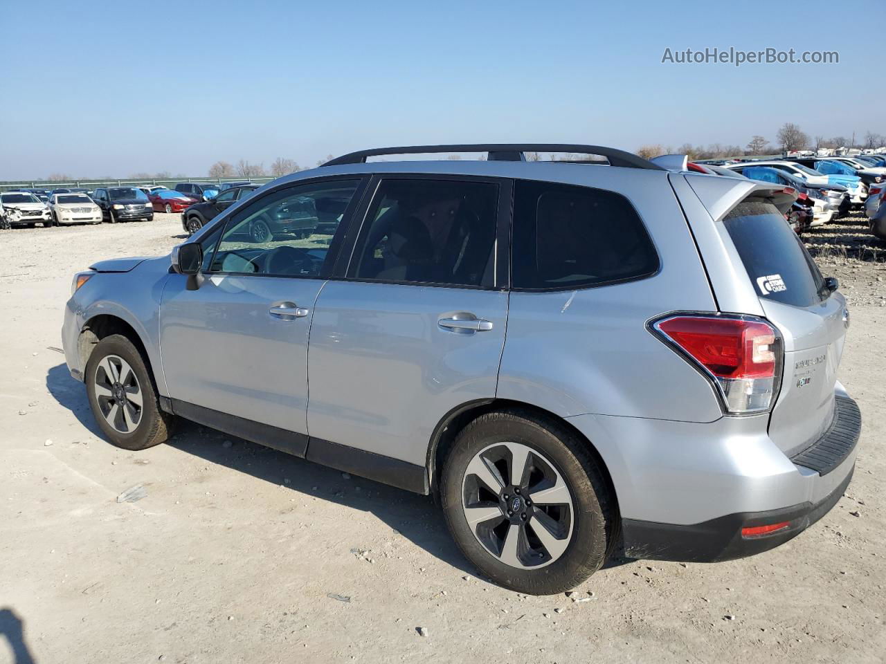 2018 Subaru Forester 2.5i Premium Silver vin: JF2SJAEC4JH604170