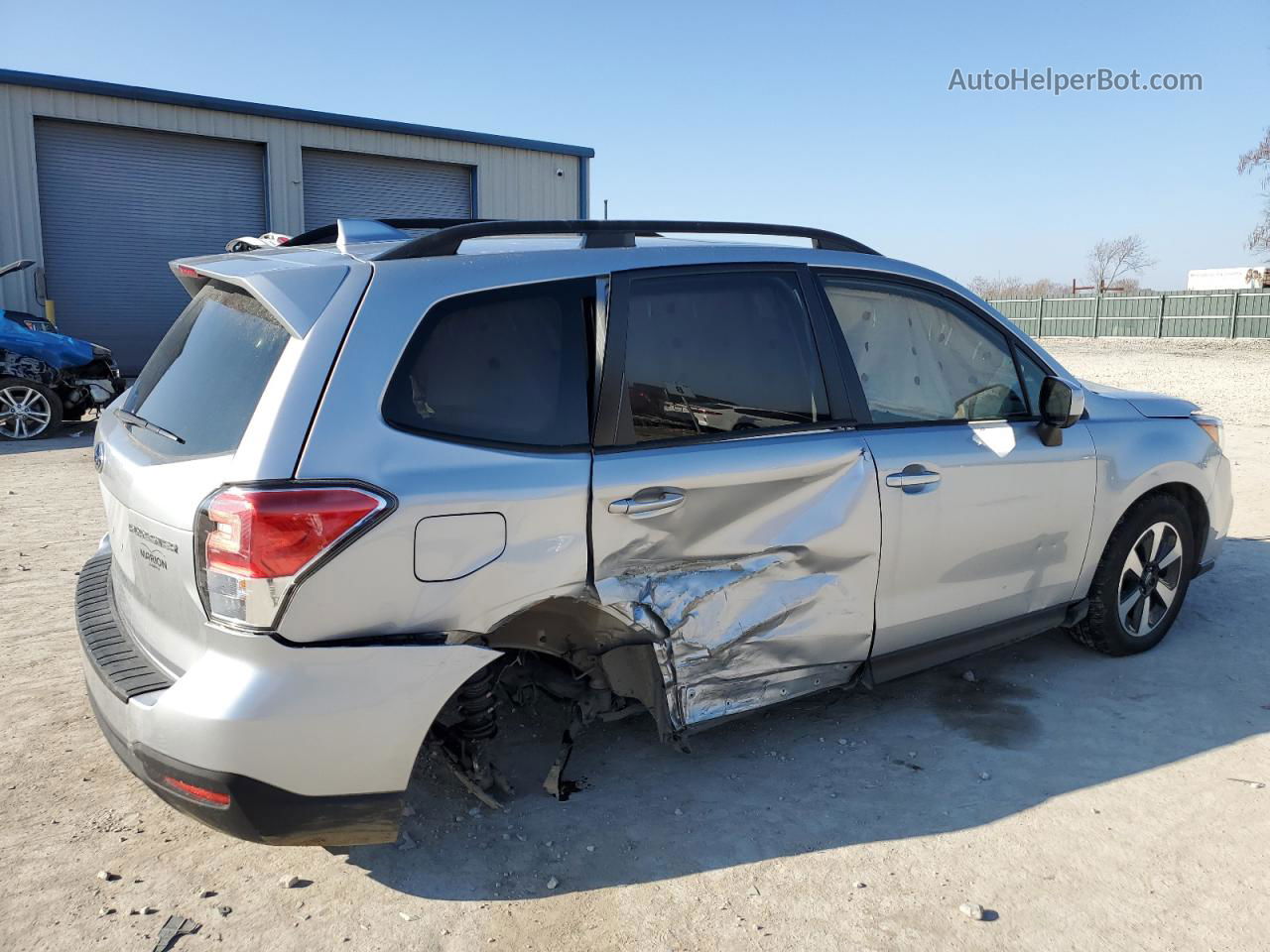 2018 Subaru Forester 2.5i Premium Silver vin: JF2SJAEC4JH604170