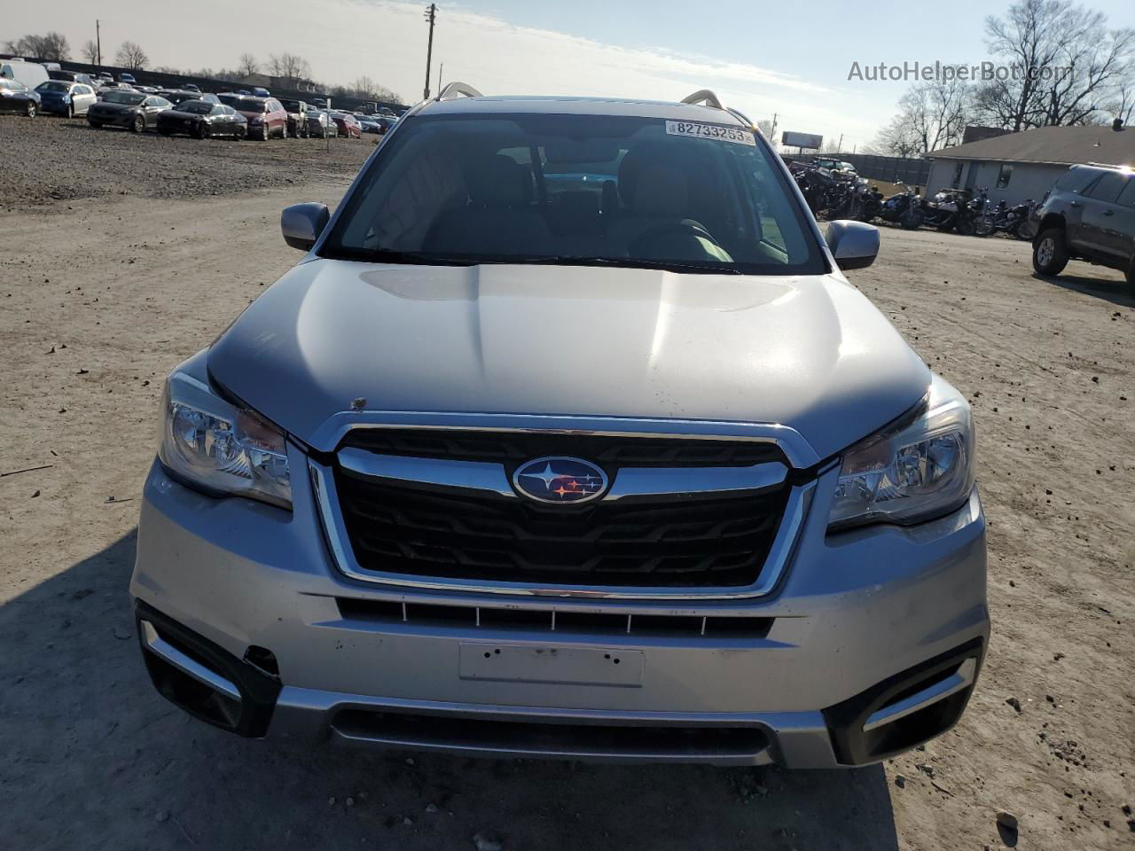 2018 Subaru Forester 2.5i Premium Silver vin: JF2SJAEC4JH604170