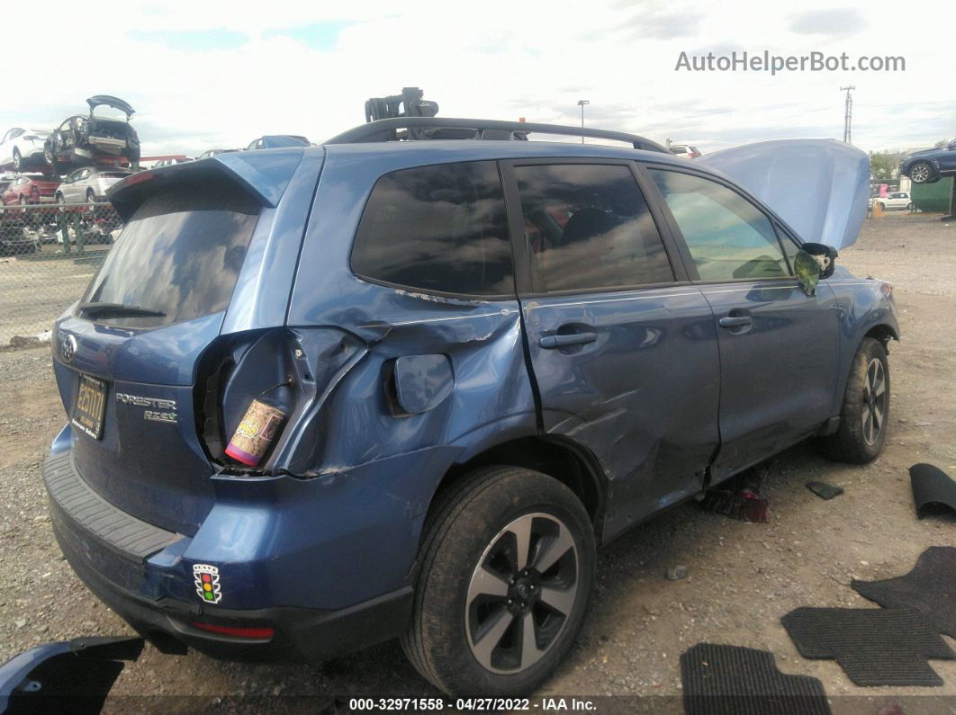 2017 Subaru Forester Premium Blue vin: JF2SJAEC5HH433083