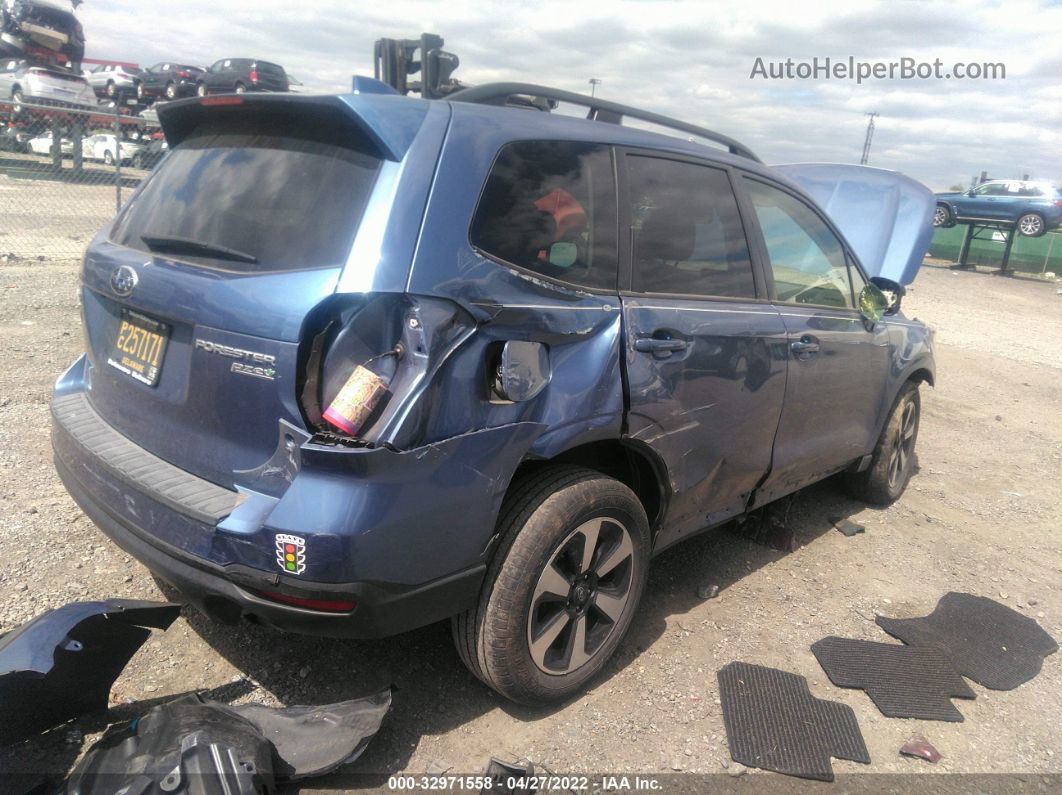 2017 Subaru Forester Premium Blue vin: JF2SJAEC5HH433083