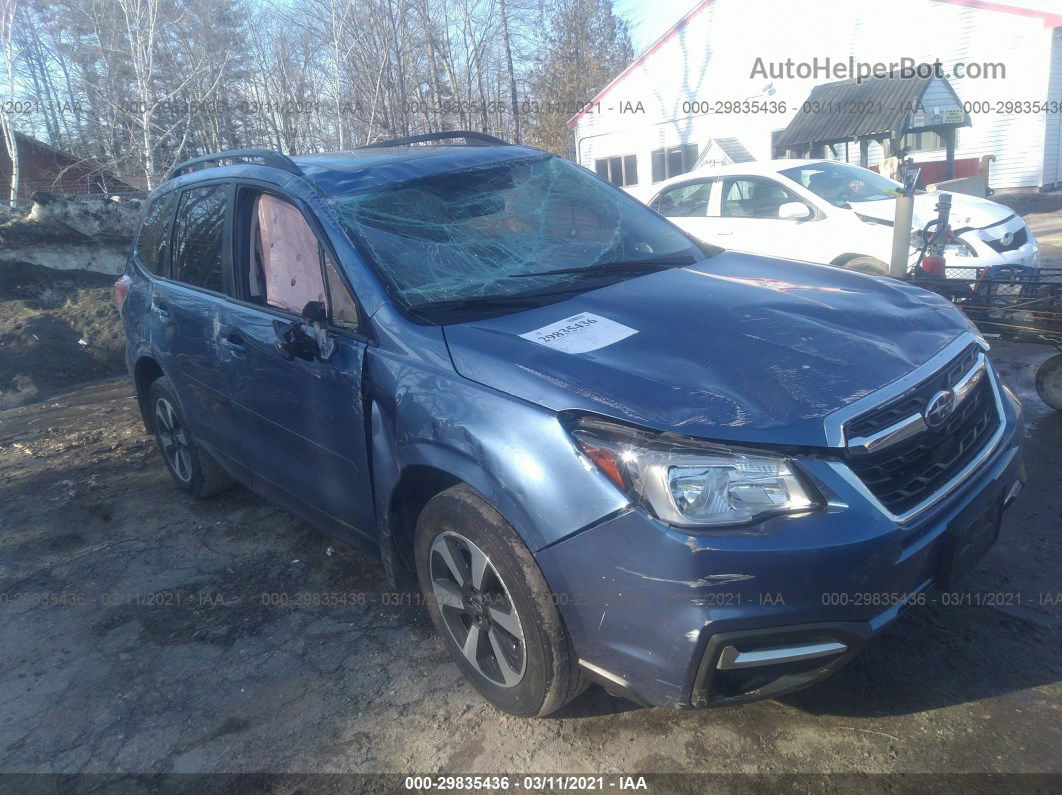 2018 Subaru Forester Premium Синий vin: JF2SJAEC6JG494745